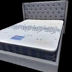 Queen Bed With Supreme Mattress Included 