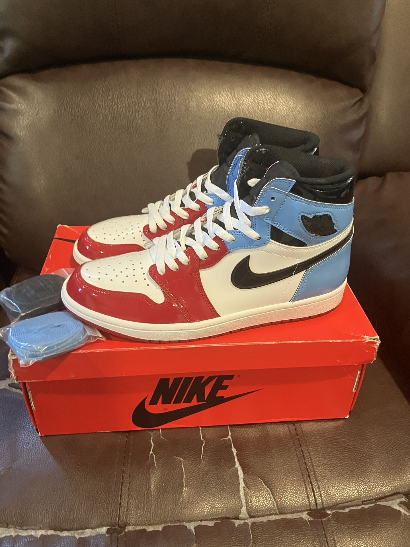 Nike Air Jordan 1 Retro High Og Fearless Unc Chicago Size 10