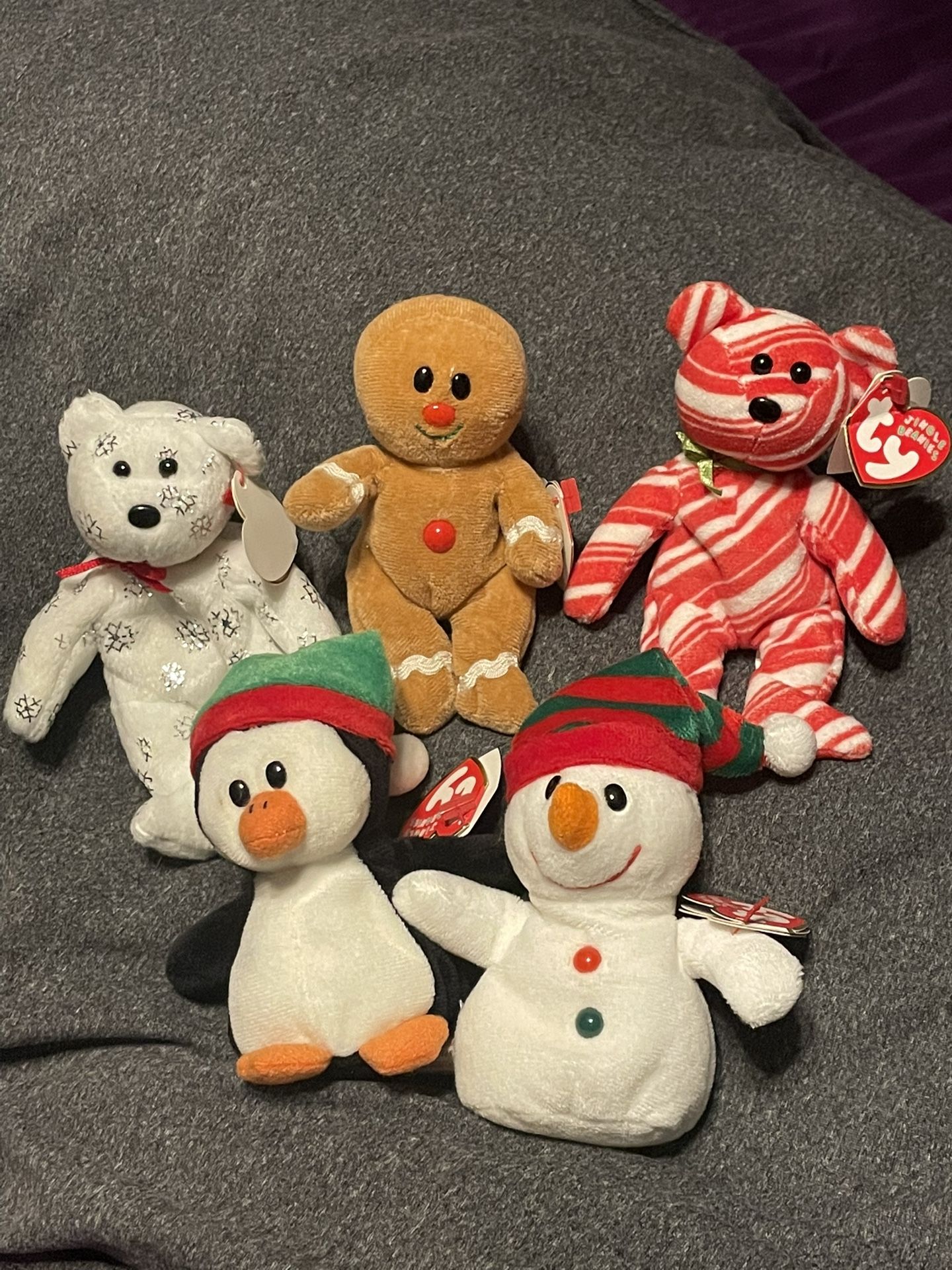 Ty Jingle Beanie Baby Christmas Collection 
