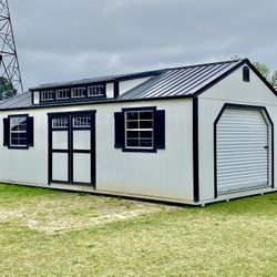 14x28 Dormer Shed w/ Garage 