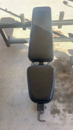 Weight bench and weights