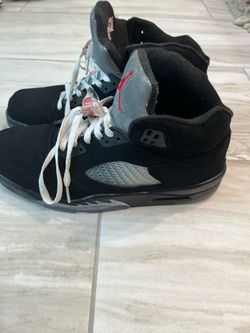 Air Jordan 5 Retro OG "Metallic Black" – Men's US 13 / EUR 47 – VVNMS (Worn <5x)