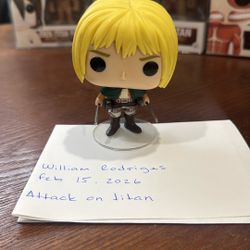 FUNKO POP ATTACK ON TITAN ARMIN ARLELT 