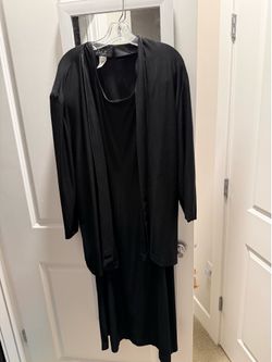 Alex evenings 2 piece black dress 18w