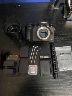 LUMIX PANASONIC G7 VARRIO 14-42 MM LENS CAMVATE CAGE RIG