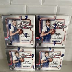 2025 Topps Chrome Basketball Mega Box