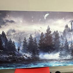 Wooded Star Sky Canvas Print 