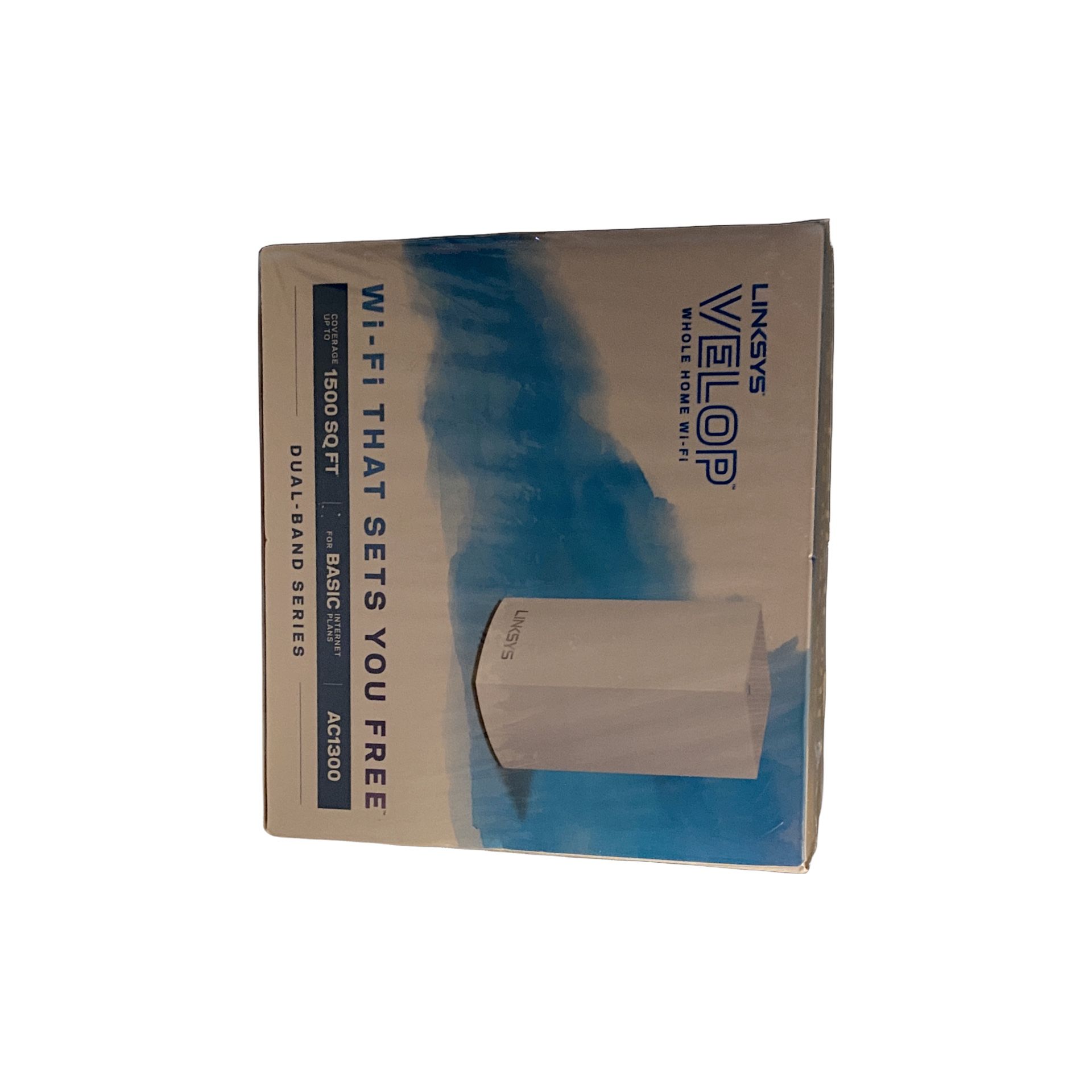 Linksys Velop Mesh Home WiFi System, 1,500 Sq. ft Coverage, 10+ Devices, Speeds up to (AC1300) 1.3Gbps - WHW0101