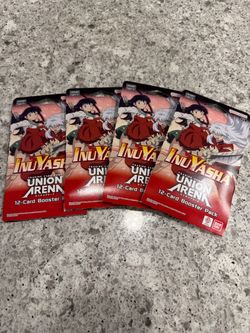 Inuyasha Union Arena 12-Card Booster Packs x5