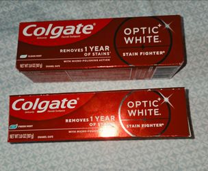 Colgate Optic White Stain Fighter Toothpaste $2 each