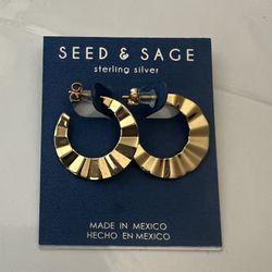 Sterling silver made in Mexico earrings 