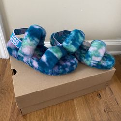  Tie Dye Ugg Slippers 