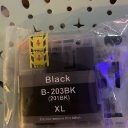 B-203 (201bk) B-203bk Xl Black Ink Cartridge Replacement Printer Brother