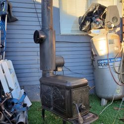 Complete Wood Burning Stove W/fan Vent