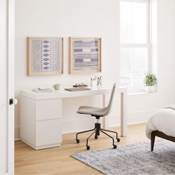 West Elm 62” File Cabinet Desk
