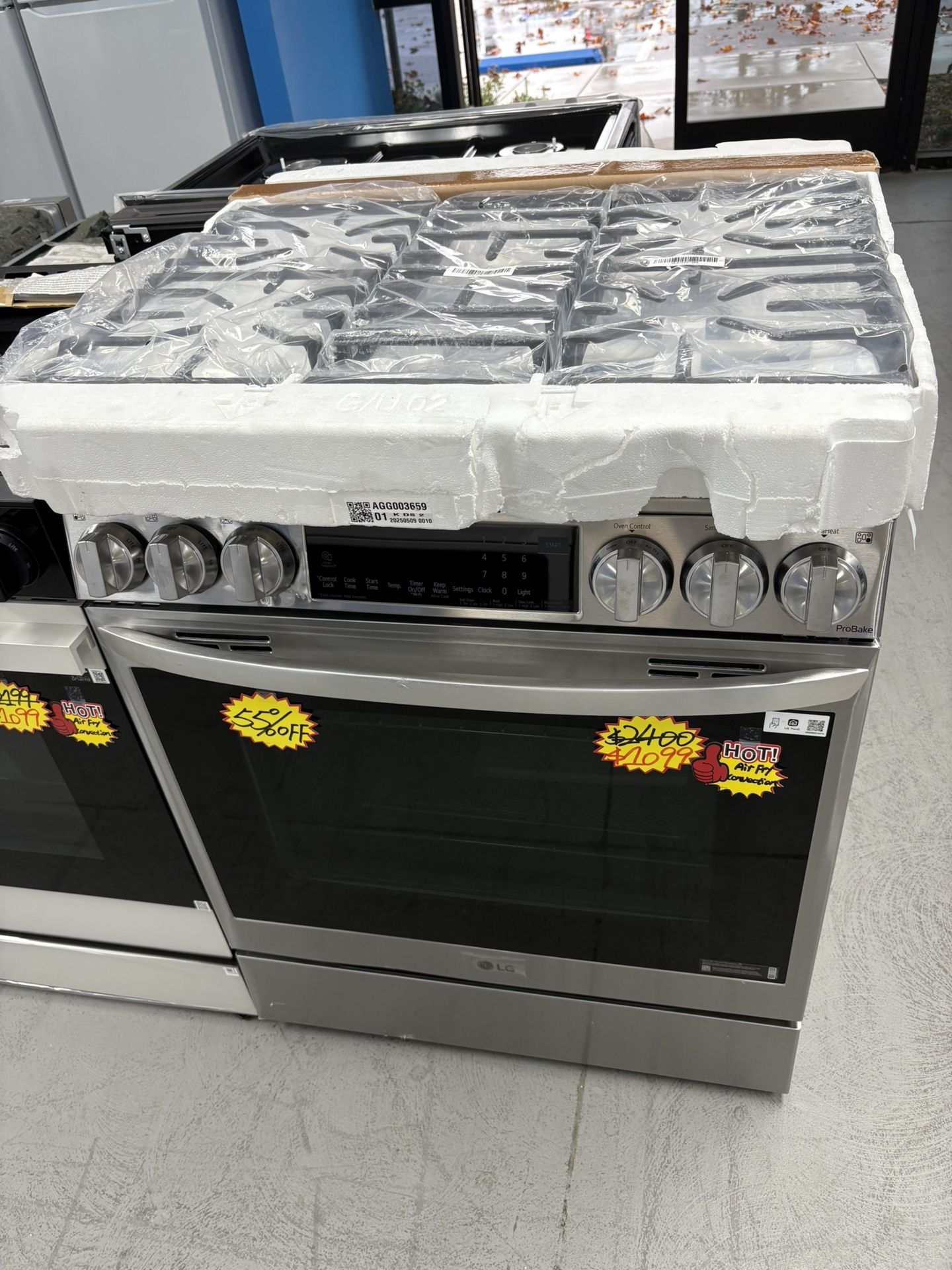 LG Gas Range with Air Fry🔥