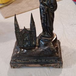 Bronze Statue Of Saint Ann DeBeaupre Basilica And Saint