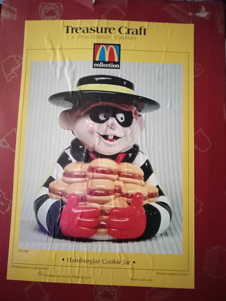 McDonalds Hamburgalar Cookie Jar