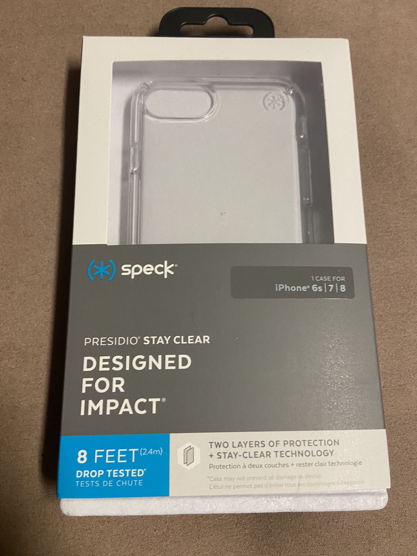 SPECK Presidio Stay Clear iPhone 6s, 7, 8 Case