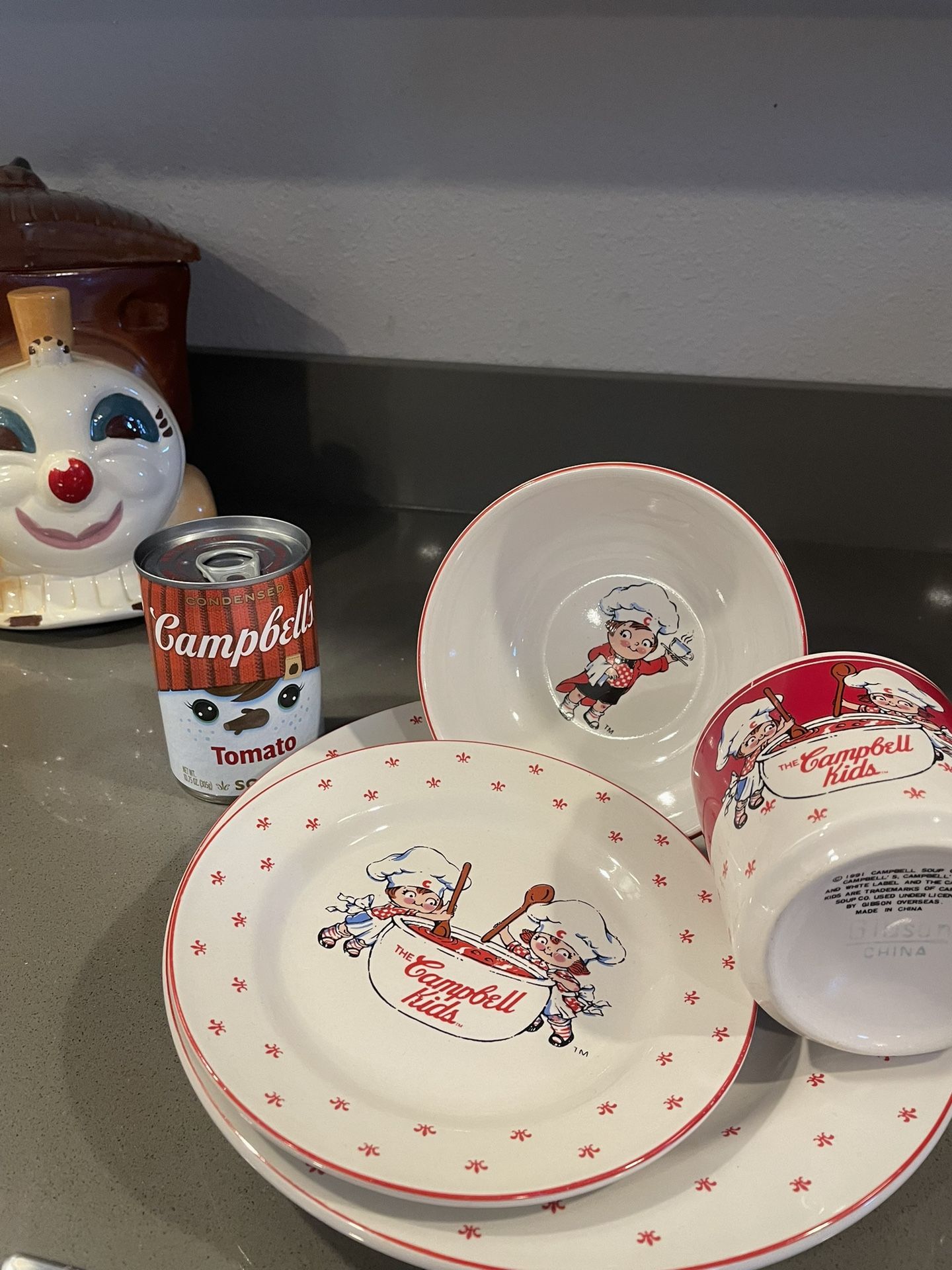 Collectible Campbells Place Setting