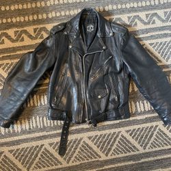 80s Vintage MFG Leather Jacket