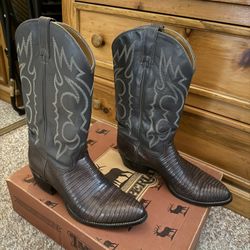 Men’s Imperial 2 Toned Snake Skin Cowboy Boots