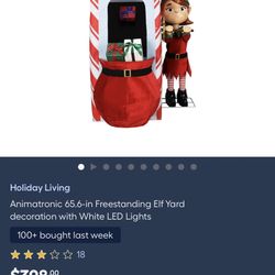 Elf With Rotating Gifts 