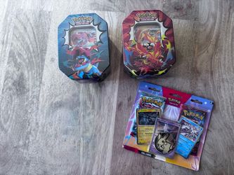 Pokemon - New Release Tins and Blister Pack