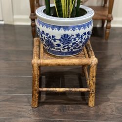 Vintage Bamboo Plant Stand 