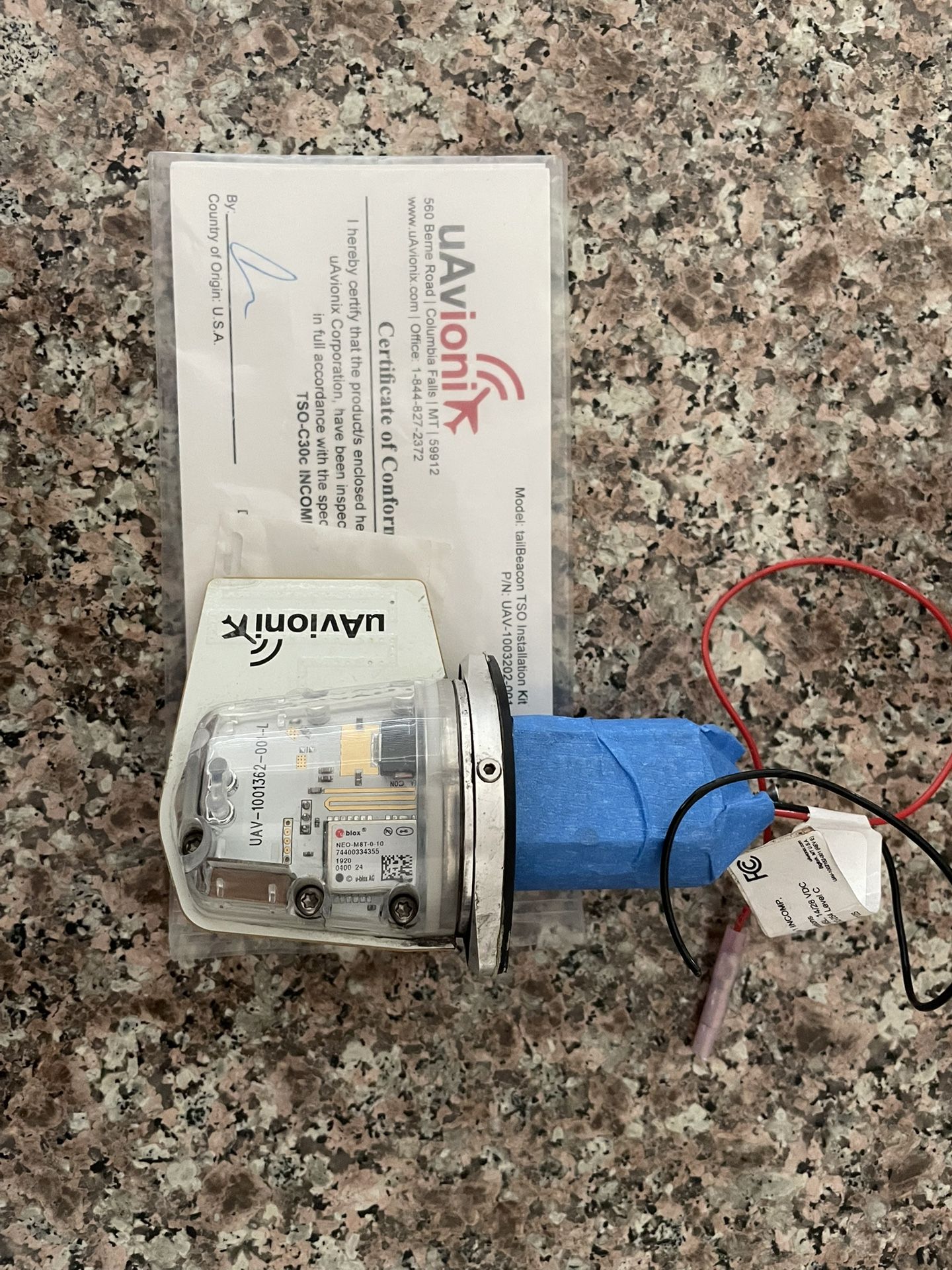 Uavionix Tail beacon Nav Light Ads-b Out 