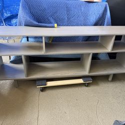 Room and Board Dahl - Light Blue Grey Console Table - OBO