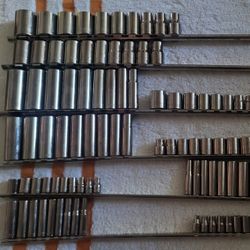 Kobalt Set Of Sockets 1/2 , 3/8 & 1/4 $150 For All