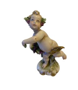 Vintage Giuseppe Cappe Capodimonte Cherub Figurine