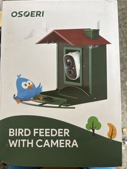NEW Osoeri Smart Bird Feeder with HD Camera & Solar Panel
