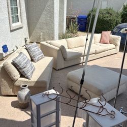 Long 3 Piece Sofa Couch