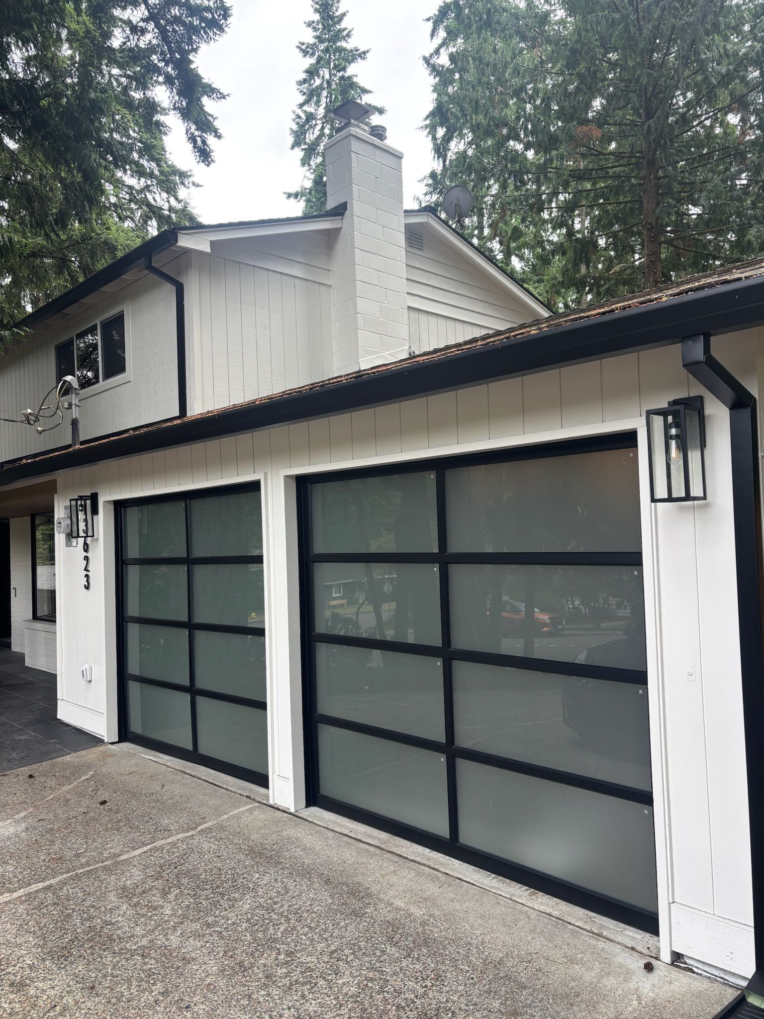 9x7 Garage Doors Modern Aluminum 