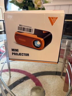 Portable Mini Projector (Orange/Black) - New in Box