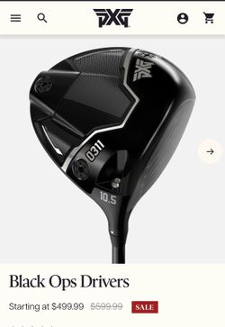 PXG 0311 Black Ops Driver