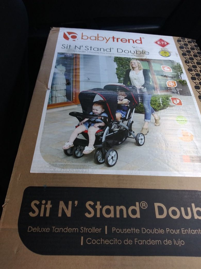 Sit and Stand Double STROLLER