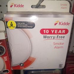 Firex Kidde 10 Year Worry Free Smoke Alarm Brand New