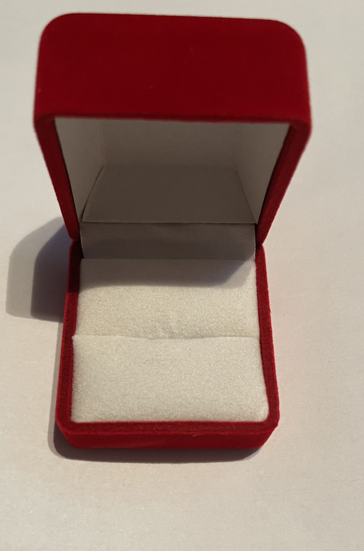 Brand New in Package Red and Black Velvet Ring boxes