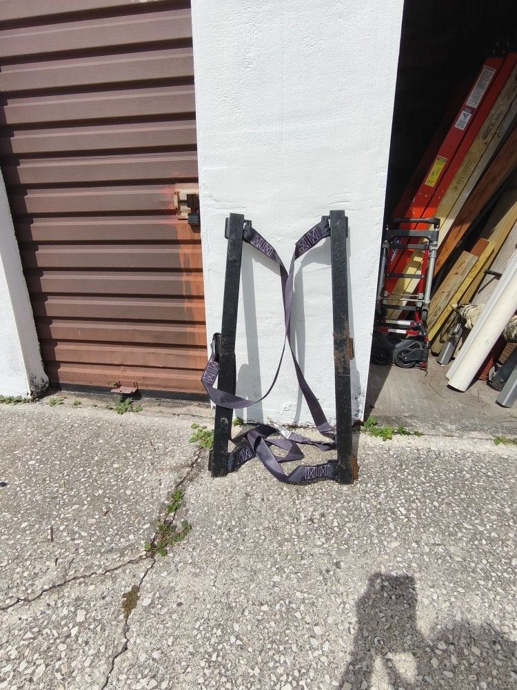 2800 Lb Watercraft Lift Sling, w/Heavy Duty Powder Coated Steel Bracket, Polyester Sling. Used