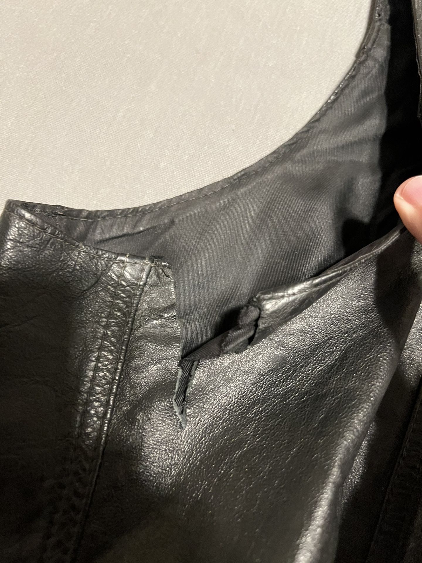 Vintage 80s Leather Harley Davidson Vest