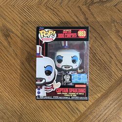 Funko Pop Captain Spaulding Hottopic Exclusive