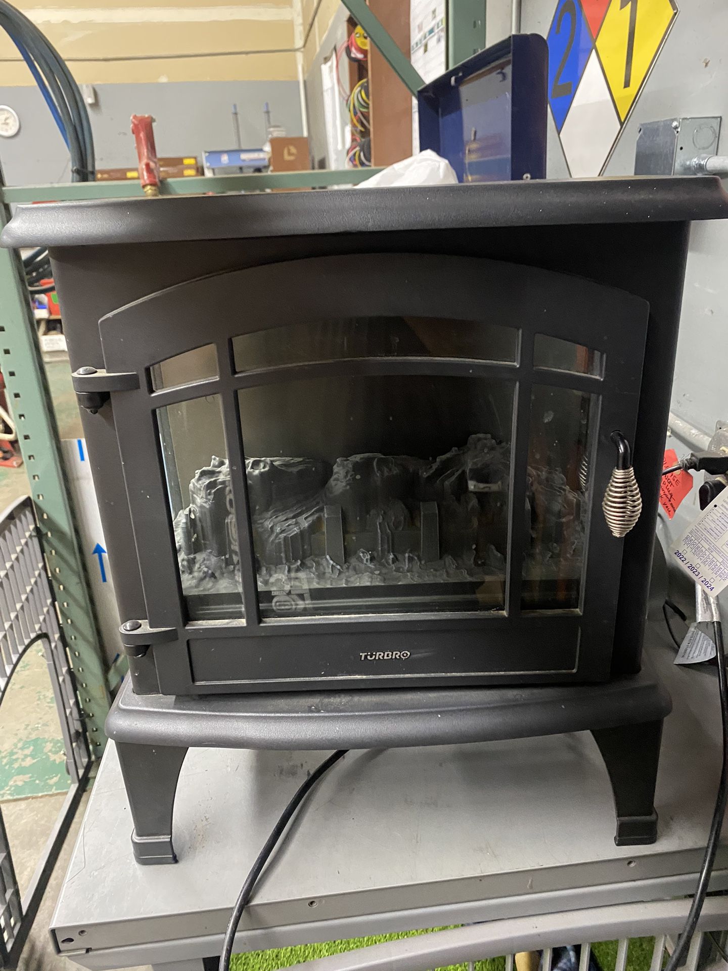TURBRO ELECTRIC FIREPLACE HEATER 20”