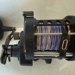 “Like New” Penn Fathom II 50-LW (Level Wind) Conventional Saltwater Fishing Reel (Right Hand)