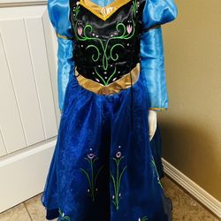 Halloween Costume Princess Ana From Frozen Size 4T 