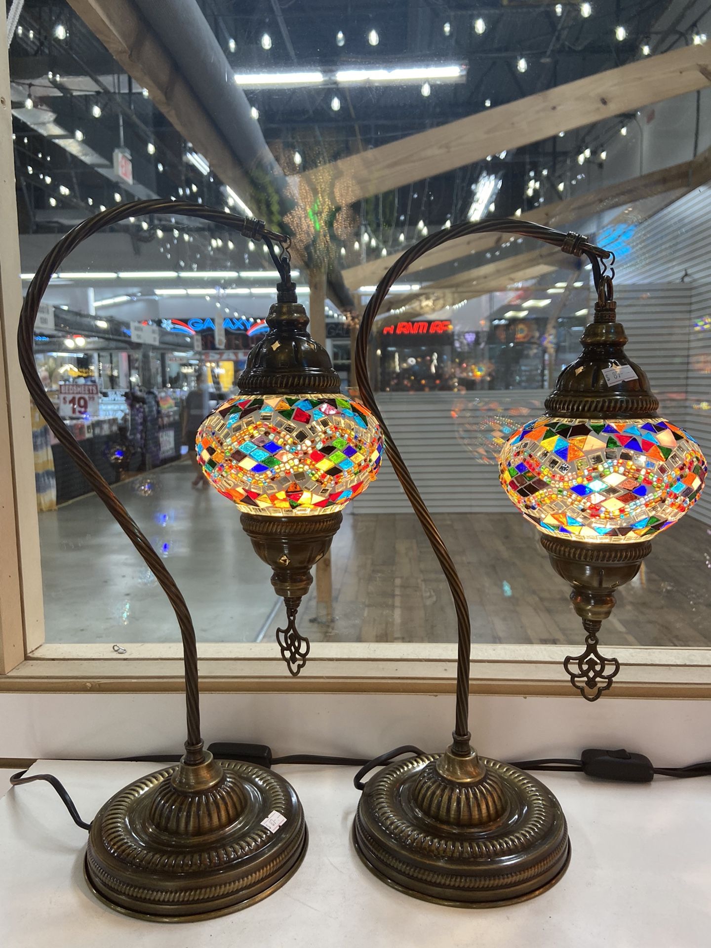 Turkish Table Lamp Set Of 2
