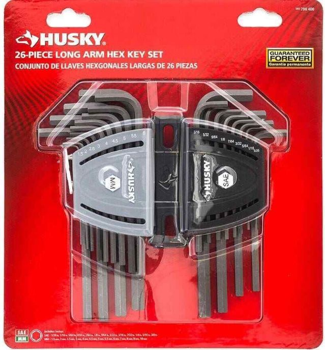 Husky 26 Pc Long Arm Hex Set