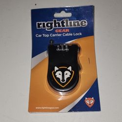 Rightline Car Top Carrier Cable Lock